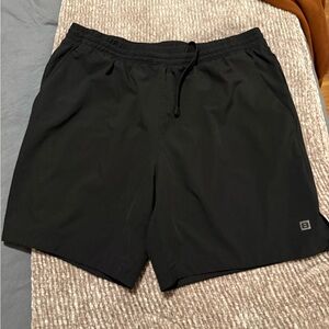 Layer 8 Men's Black Athletic Shorts